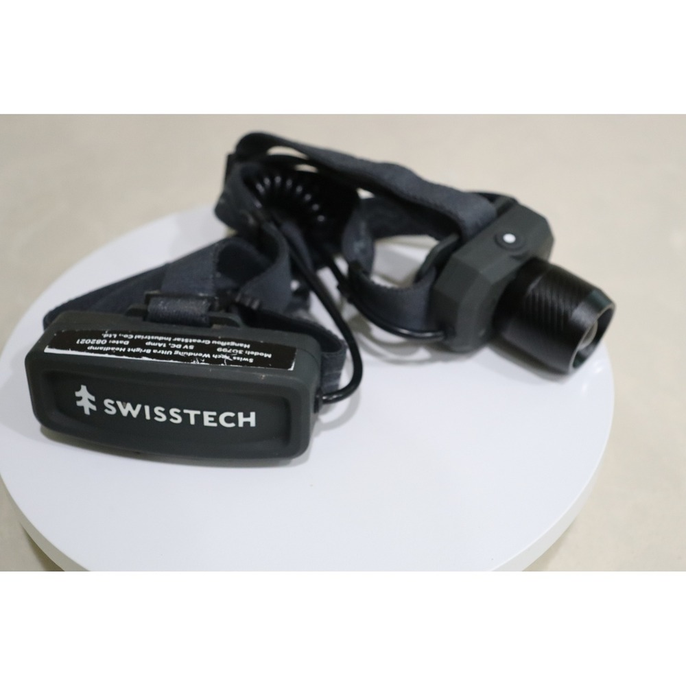 Swiss Tech Wendung Ultra Bright Headlamp Model 30799 Black LED UV Light Recharge